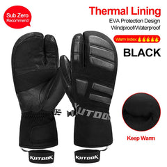 Schwarze 3 Finger