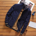 Dunkelblau mit Fleece