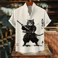 Katze-Samurai