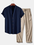 Marineblau und beige
